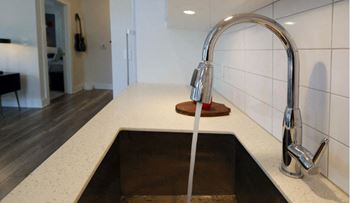 Sink With Faucet at Link Apartments® Mixson, North Charleston, SC, 29405